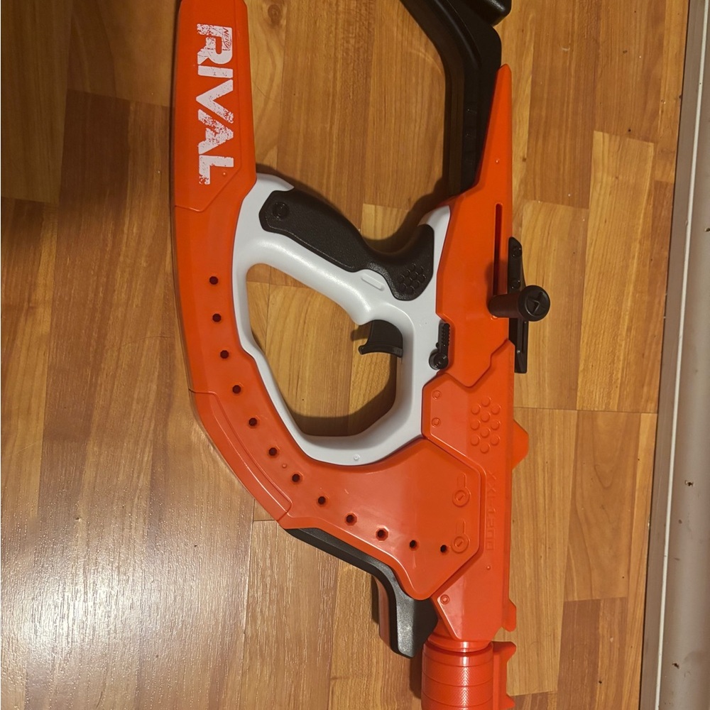 Nerf Rival Orange and White Blaster